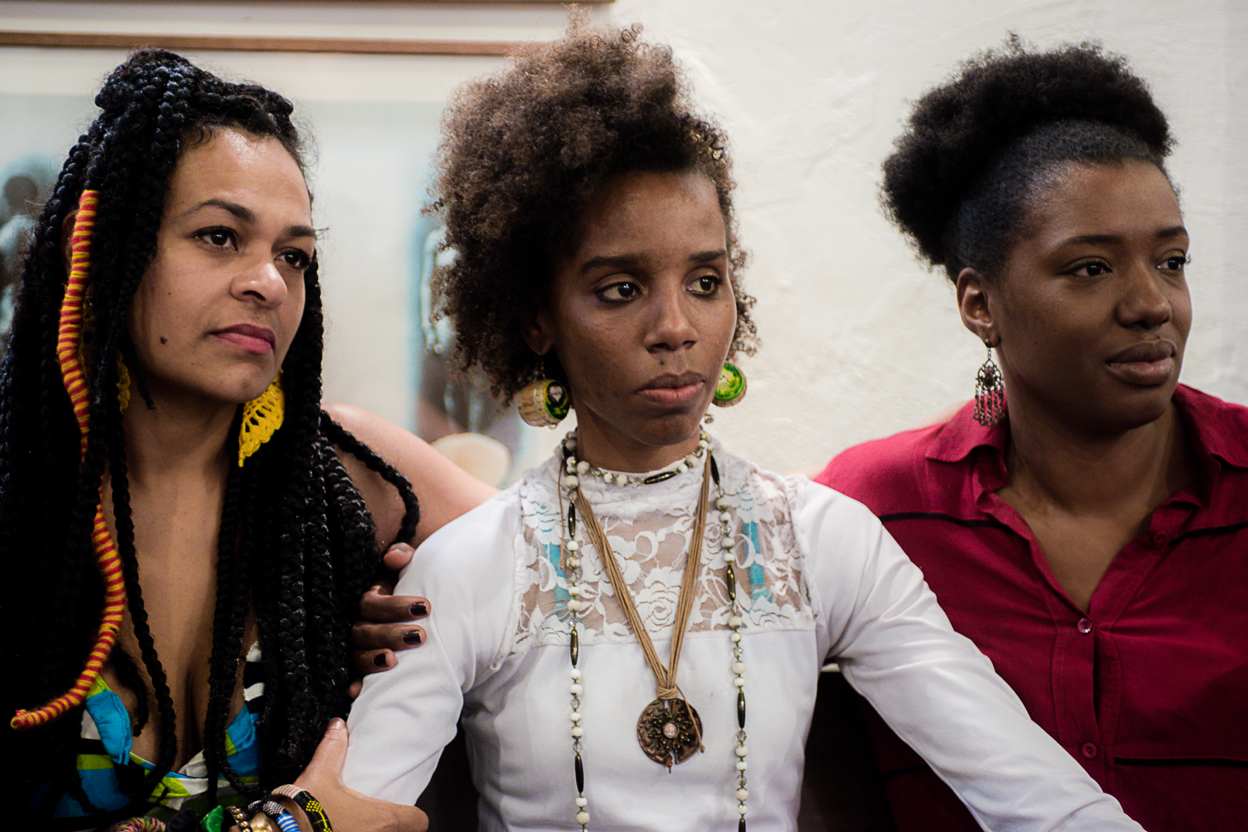 Glauce Pimenta Rosa, Jessica Castro e Gabriela Azevedo